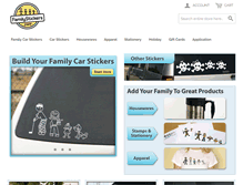 Tablet Screenshot of familystickers.com